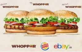 Burger King Aims to Sell Whoppers in India — on eBay