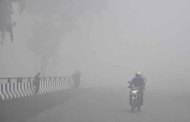 Minimum at 4.8 deg C, dense fog disrupts train and air traffic