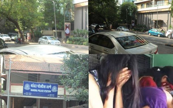 SS branch raids big prostitution racket, in Bandra West with the help of Real News of India.