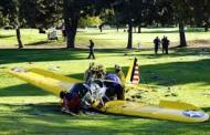 Harrison Ford crash lands, hurt