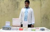 Quack selling fake drug at Rs6,000 per bottle arrested