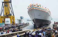 Navy launches stealth destroyer INS Visakhapatnam