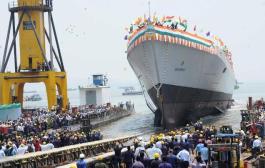 Navy launches stealth destroyer INS Visakhapatnam