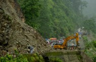 Gurung on landslide damage