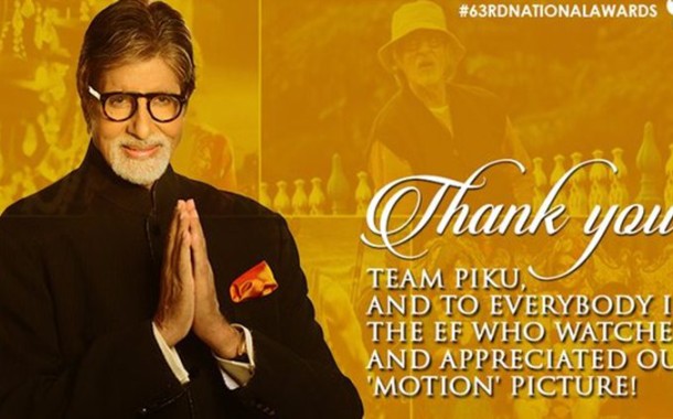 Big B thanks fans for wishes on National Award win