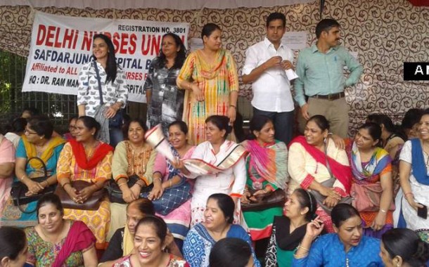 Delhi govt declares nurses’ strike illegal under ESMA